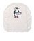 チャムス（CHUMS）長袖Tシャツ ロンT ブービーロゴTシャツ CH01-2275-W001 ホワイト バックプリント 綿100