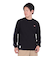 チャムス（CHUMS）高耐久 長袖Tシャツ ロンT HWYCロングスリーブTシャツ CH01-2276-K069 ブラック 綿100 袖ロゴ