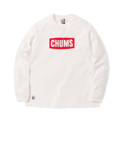 チャムス（CHUMS）高耐久 ヘビー ウェイト コットン ロゴロングスリーブTシャツ CH11-2273-W014 ホワイト ブレイキン