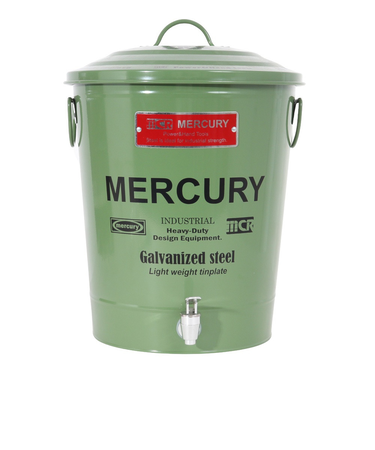 マーキュリー（MERCURY）ブリキ ディスペンサー カーキ ME044563