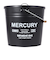 マーキュリー（MERCURY）ブリキバケツ オーバル 蓋付き ブラック MEBUBOMB