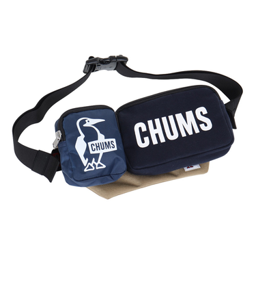 チャムス（CHUMS）ボディバッグ 3ポーチボディバッグ スウェットナイロン CH60-3457-N016 ネイビー