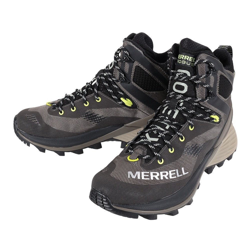 メレル（MERRELL）ゴアテックス トレッキングシューズ ハイカット 登山靴 ローグ ハイカー ミッド 037159 BOULDER  ビブラムソール｜ヴィクトリアエルブレスの通販｜&mall（アンドモール）三井ショッピングパーク公式通販