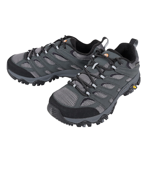 メレル（MERRELL）ゴアテックス トレッキングシューズ ローカット 登山靴 モアブ3 SYNTHETIC ワイドワイズ 500243W グラニット ビブラ…