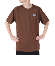 オークリー（OAKLEY）吸汗 ストレッチ Tシャツ 半袖 ENHANCE メッシュ RC Tシャツ FOA404279-31V ブラウン