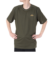 オークリー（OAKLEY）吸汗 ストレッチ 半袖Tシャツ ENHANCE メッシュ RC Tシャツ FOA404279-86L オリーブ