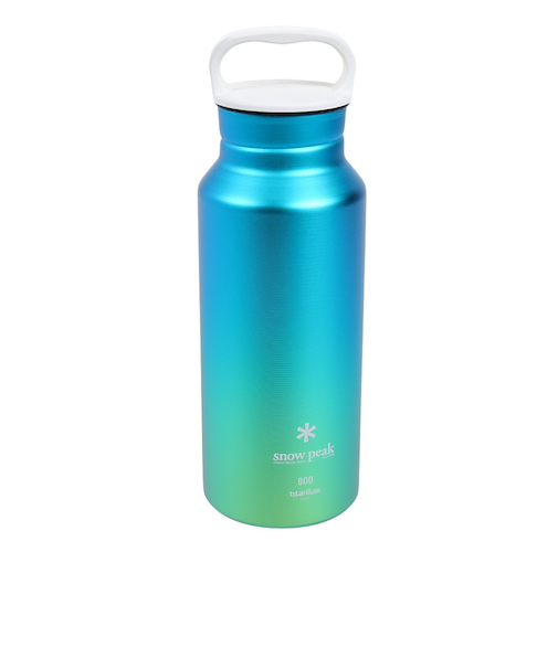 スノーピーク（snow peak）水筒 タンブラー チタン製 オーロラボトル800 オーシャン TW-800RE-OC