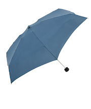 日傘 折りたたみ傘 晴雨兼用 UVカット率90％以上 紫外線対策 軽量 スマートデュオ Carry 54573 Blue