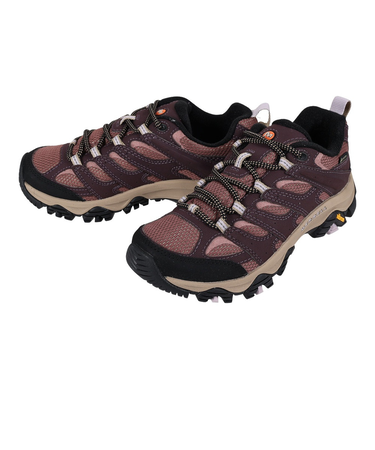 メレル（MERRELL）ゴアテックス トレッキングシューズ ローカット 登山靴 モアブ3 SYNTHETIC 500190 BURGUNDY/BURLWOOD…