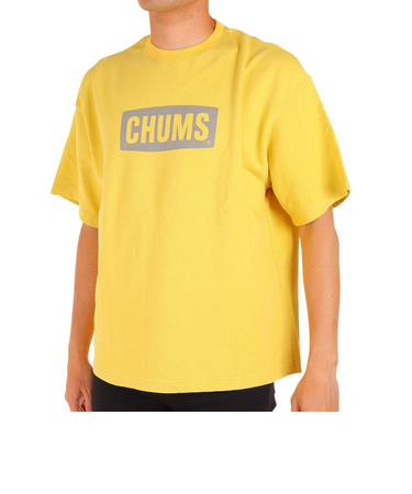 チャムス（CHUMS）半袖Tシャツ オーバーサイズドショートスリーブロゴクルートップループパイル CH00-1385-Y030 イエロー