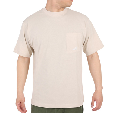 ニューバランス(new balance)半袖Tシャツ MT1996 ベースTシャツ AMT35026-TWF ベージュ 程よい厚地 透けにくい 速乾