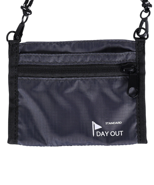 パスケース 小物ケース TsURUSO 2way ネックエチケットホルダー DO022-GRAY グレー