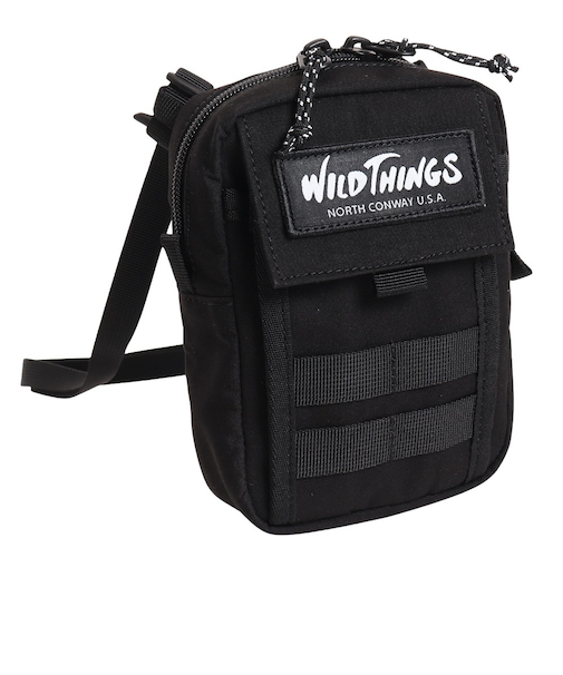ワイルドシングス（WILD THINGS）ミニショルダーバッグ WT-380-3008BLK ブラック W12×D5×H17