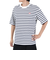 チャムス（CHUMS）半袖Tシャツ オーバーサイズドビッグブービーTシャツ CH01-2167-W011 ホワイト×ネイビー