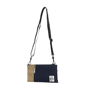 チャムス(CHUMS)スマホショルダー スマートフォンショルダー スウェットナイロン CH60-3611-N016 ネイビー×ブラウン