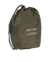 収納バッグ 登山用小物 USABLE スタッフバッグ M DO029-M-KHAKI カーキ 1.4L