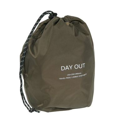 収納バッグ 登山用小物 USABLE スタッフバッグ M DO029-M-KHAKI カーキ 1.4L