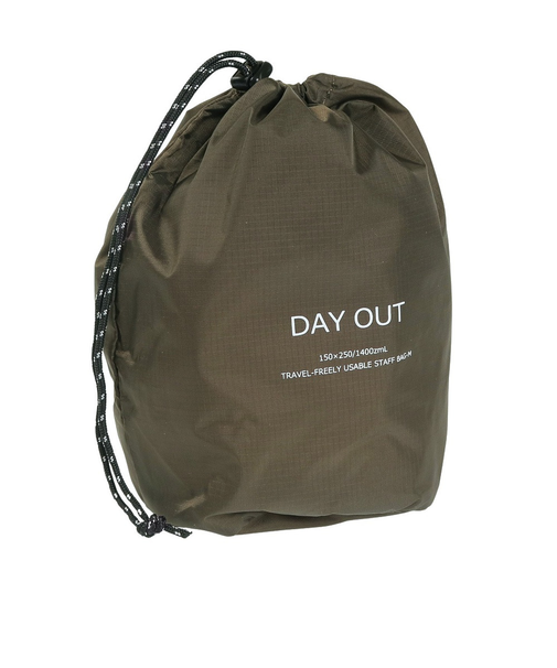 収納バッグ 登山用小物 USABLE スタッフバッグ M DO029-M-KHAKI カーキ 1.4L