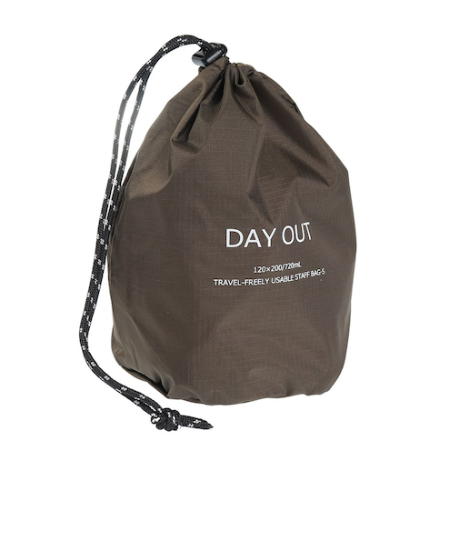 収納バッグ 登山用小物 USABLE スタッフバッグ S DO029-S-KHAKI カーキ 0.7L