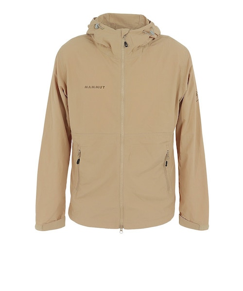 マムートMAMMUT Hiking WB Hooded Jacket ベージュL マムート（MAMMUT）アウター ウインドブレーカー Hiking WB フーディ