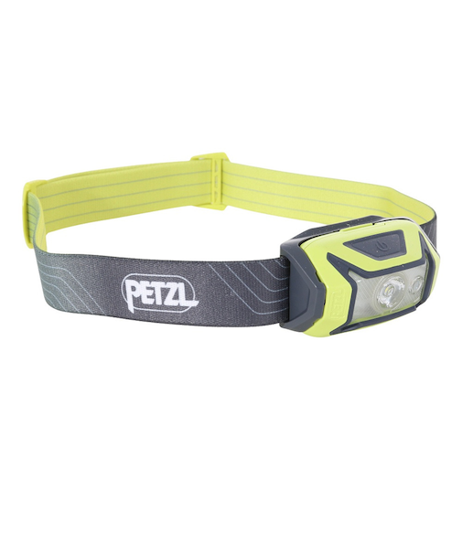 ペツル（Petzl）LEDヘッドライト ティカ E061AA03 イエロー 電池式 耐水 アウトドア 防災 防災用品 非常用 災害