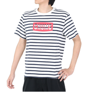 チャムス（CHUMS）Tシャツ 半袖 ロゴ CH01-2277-W075 ボーダー 綿100％