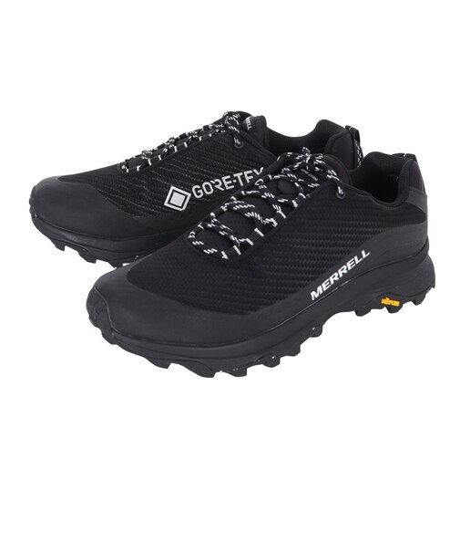 メレル（MERRELL）ゴアテックス トレッキングシューズ ローカット 登山靴 モアブ スピード ストーム 067549 BLK ビブラムソール
