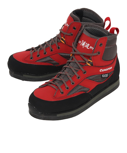 キャラバン(Caravan)トレッキングシューズ 沢登り用靴 渓流 KR 3XF 0035019220 レッド