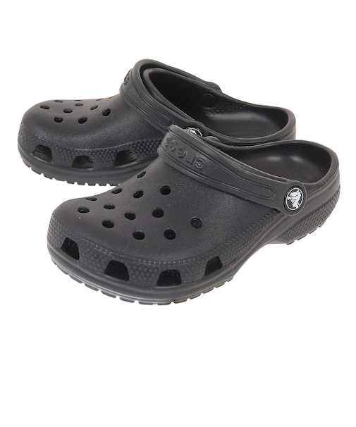 クロックス（crocs）サンダル クラシック クロッグ キッズ Black ブラック 206991-001-2023 シャワサン レジャー プール 軽量 サボ…