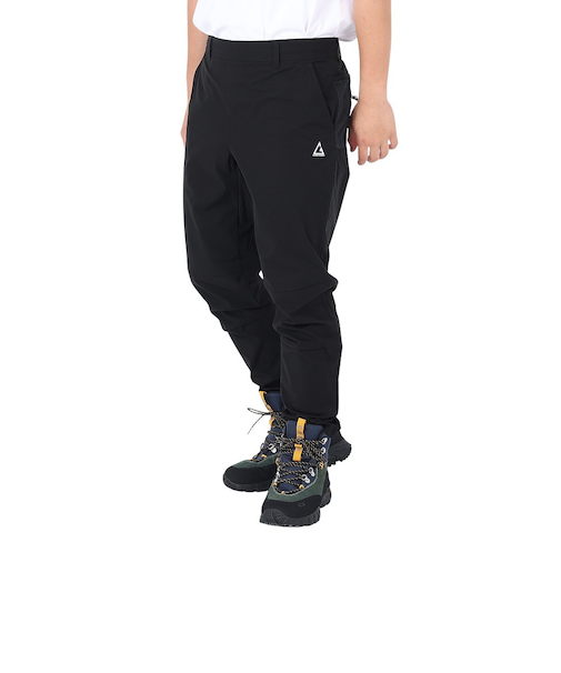 スイスブランド 撥水 4Way ストレッチ マルチポケット テーパード パンツ RE23SVT5610022BLK ブラック