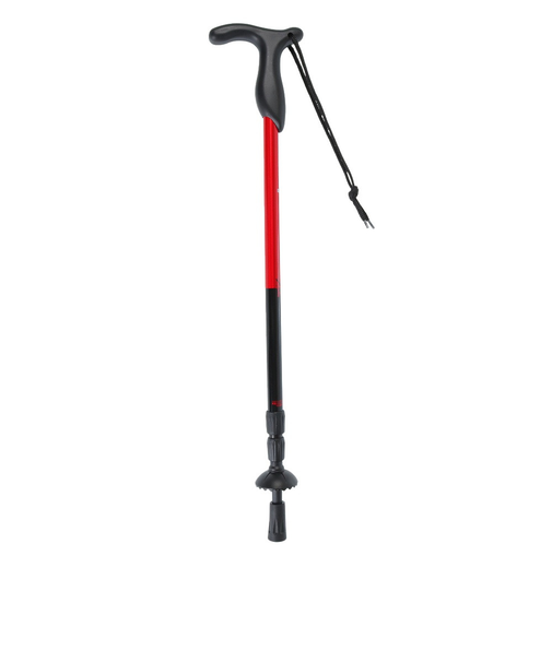 キザキ（KIZAKI）トレッキングポール 登山 トレッキング T3段ステッキ120 KTBC-X120T RED
