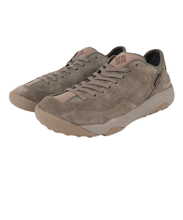 コロンビア（Columbia）トレッキングシューズ ローカット 登山靴 ヘイジージャーニー ウォータープルーフ YU6322 348 カーキ 防水