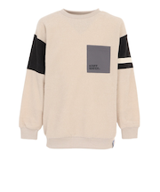 クリフメイヤー（KRIFF MAYER）ジュニア トレーナー 裏起毛かるポカクルー 2317835K-20:BEIGE ベージュ
