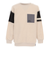クリフメイヤー（KRIFF MAYER）ジュニア トレーナー 裏起毛かるポカクルー 2317835K-20:BEIGE ベージュ