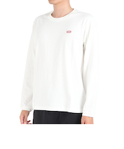 チャムス（CHUMS）高耐久 ヘビーウェイトコットン ブービーロゴブラッシュド 長袖Tシャツ CH01-2304-W001 ホワイト