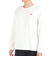 チャムス（CHUMS）高耐久 ヘビーウェイトコットン ブービーロゴブラッシュド 長袖Tシャツ CH01-2304-W001 ホワイト