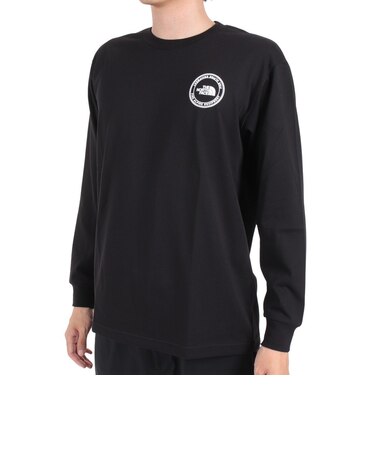 ザ・ノース・フェイス（THE NORTH FACE）長袖Tシャツ ロンT シンプル ロゴ NT82336X K ブラック
