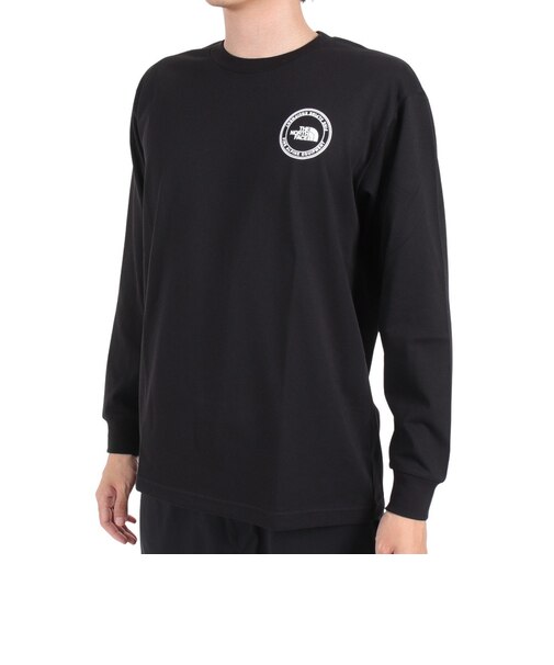 ザ・ノース・フェイス（THE NORTH FACE）長袖Tシャツ ロンT シンプル ロゴ NT82336X K ブラック