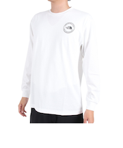 ザ・ノース・フェイス（THE NORTH FACE）長袖Tシャツ ロンT シンプル ロゴ NT82336X W ホワイト