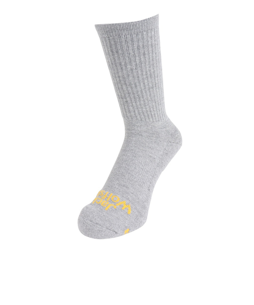ジャックウルフスキン(JackWolfskin)ソックス 靴下 JP RETRO PAW ミッドソックス 5032921-6203 グレー