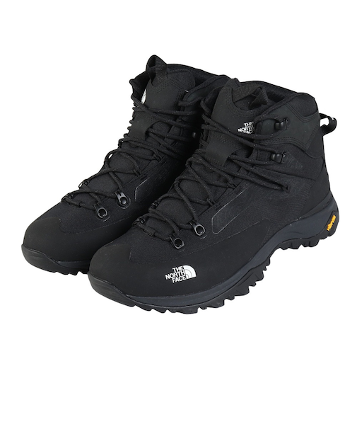 ザ・ノース・フェイス（THE NORTH FACE）トレッキングシューズ 登山靴 クレストン ハイク ミッド ウォータープルーフ NF52321 KK ブラッ…