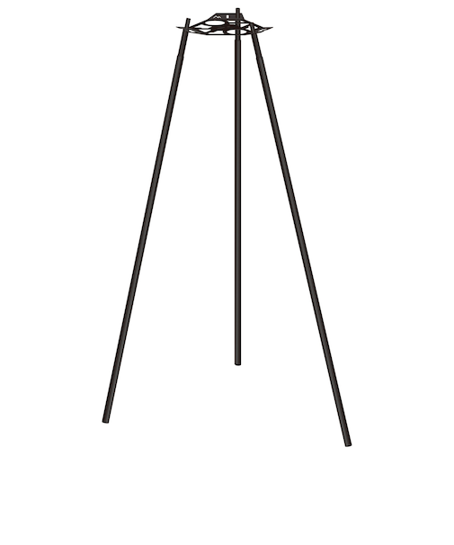 シナノ（SINANO）キャンプ 焚き火 ランタンスタンド SNIPE TRIPOD AL スナイプ トライポッド