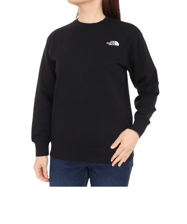 ザ・ノース・フェイス（THE NORTH FACE）スウェット トレーナー 長袖 ロゴクルーネック NT62335X K ブラック