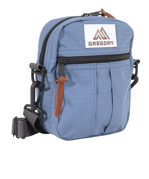 グレゴリー（GREGORY）ショルダーバッグ 2L クイックポケットM 65459A241 ライトブルー 小物入れ W14.5×H19×D5.5