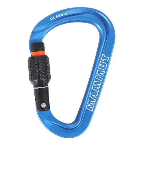 マムート（MAMMUT）純正品 防犯 防災 救命 カラビナ 金具 Classic HMS Screwgate Carabiner 2040-02470-1550