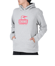 チャムス（CHUMS）スウェット パーカー ブービーフェイス プルオーバー CH00-1419-G045 チャコールグレー 裏起毛 綿100
