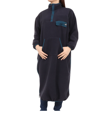 パワー・トゥ・ザ・ピープル(POWER TO THE PEOPLE)MOVING フリースワンピース 3701202-60 NAV