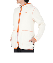 オークリー（OAKLEY）フリース ジップアップ パーカー Latitude Fleece Foodie FOA404807-10R ホワイト USサイズ