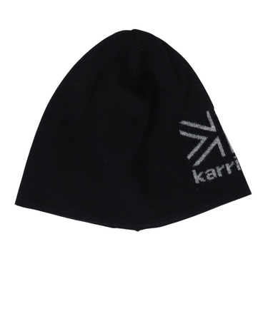 ニット帽 ニットキャップ ウールロゴビーニー 200133-9000 ブラック