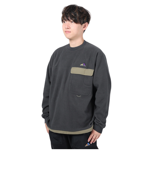 ニューバランス（new balance）フリース トレーナー MT1996 クラシックフリースクルーネック AMT35115ACK ダークグレー